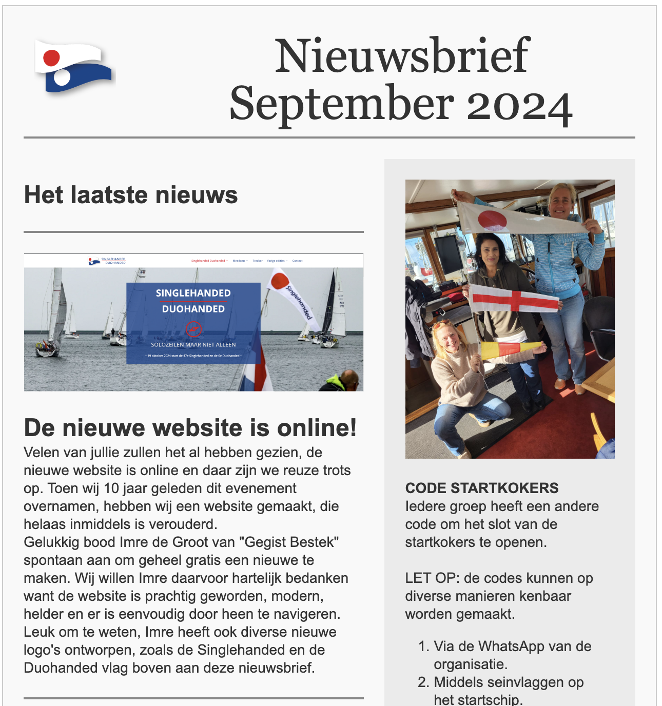 single-duohanded-nieuwsbrief-september-2024